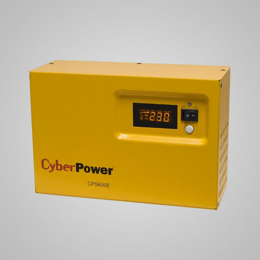Sistema de Emergencia CyberPower CPS600E 420W | Onda Pura para Calderas, Motores y Larga Autonomía