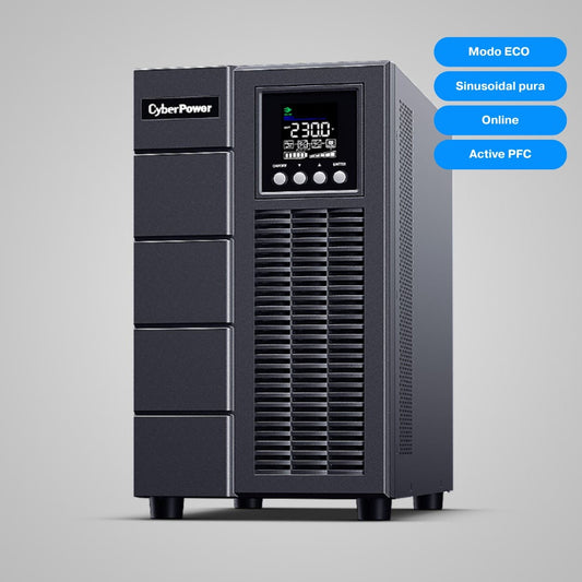 SAI CyberPower OLS3000EA-DE Online Doble Conversión - 3000VA/2700W - Onda Pura - Torre