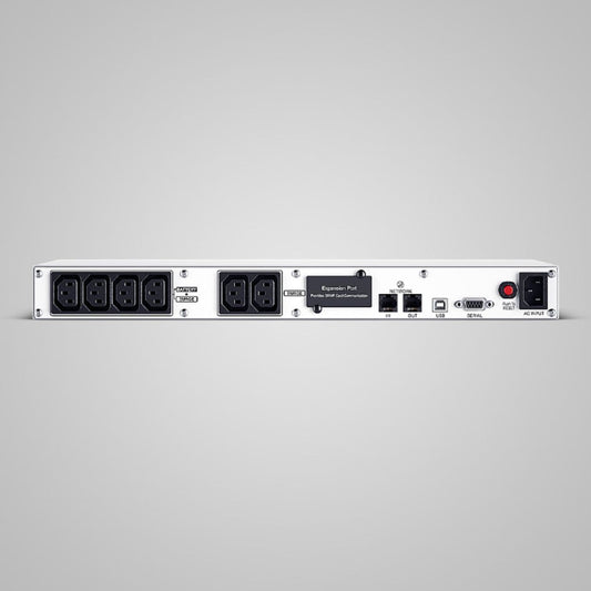 CyberPower OR600ERM1U: SAI Interactivo Rack 1U 600VA | AVR y 6 Tomas IEC