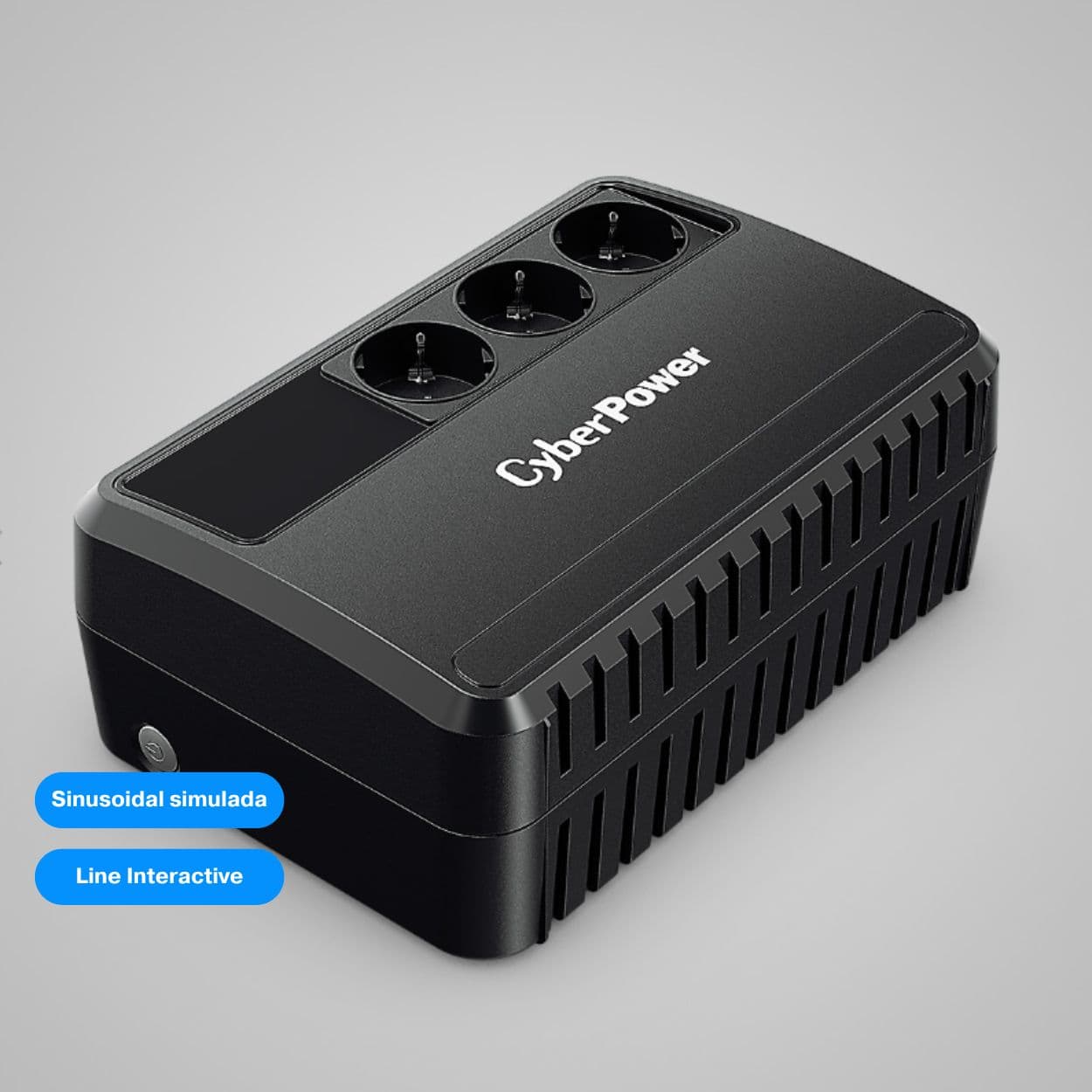 SAI CyberPower BU650EG | 650 VA / 360 W | 3 enchufes, Line Interactive (AVR) · Compacto, silencioso y eficiente