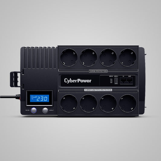 SAI CyberPower BR1200ELCD 1200VA/720W con LCD y AVR | Saiguard