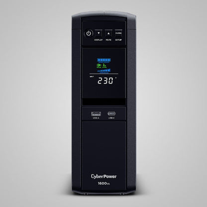 SAI Interactivo CyberPower CP1600EPFCLCD 1600VA/1000W | Onda Pura, AVR y Puertos USB