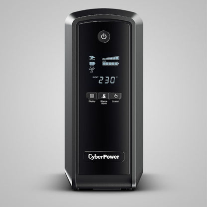 SAI CyberPower CP900EPFCLCD - 900VA/540W - Onda Senoidal Pura (PFC) - Ideal Gaming y Mac - 6 Tomas Schuko