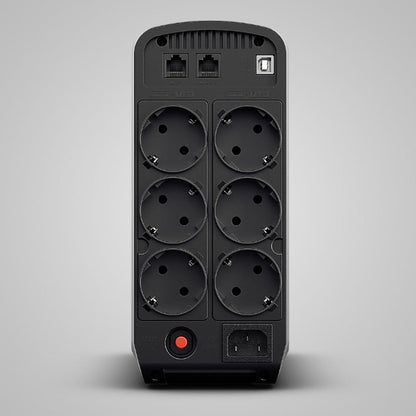 SAI CyberPower CP900EPFCLCD - 900VA/540W - Onda Senoidal Pura (PFC) - Ideal Gaming y Mac - 6 Tomas Schuko