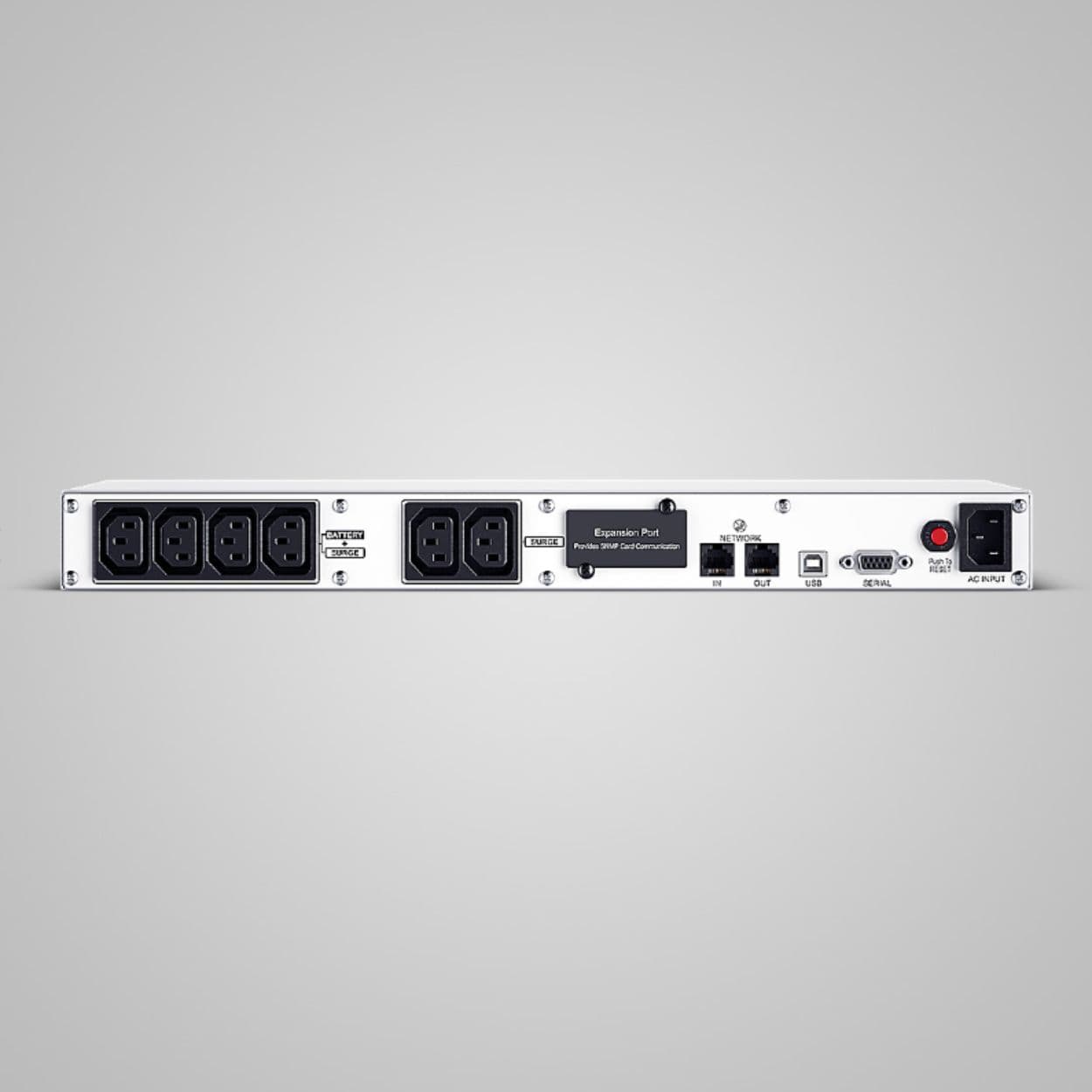 CyberPower OR600ERM1U: SAI Interactivo Rack 1U 600VA | AVR y 6 Tomas IEC