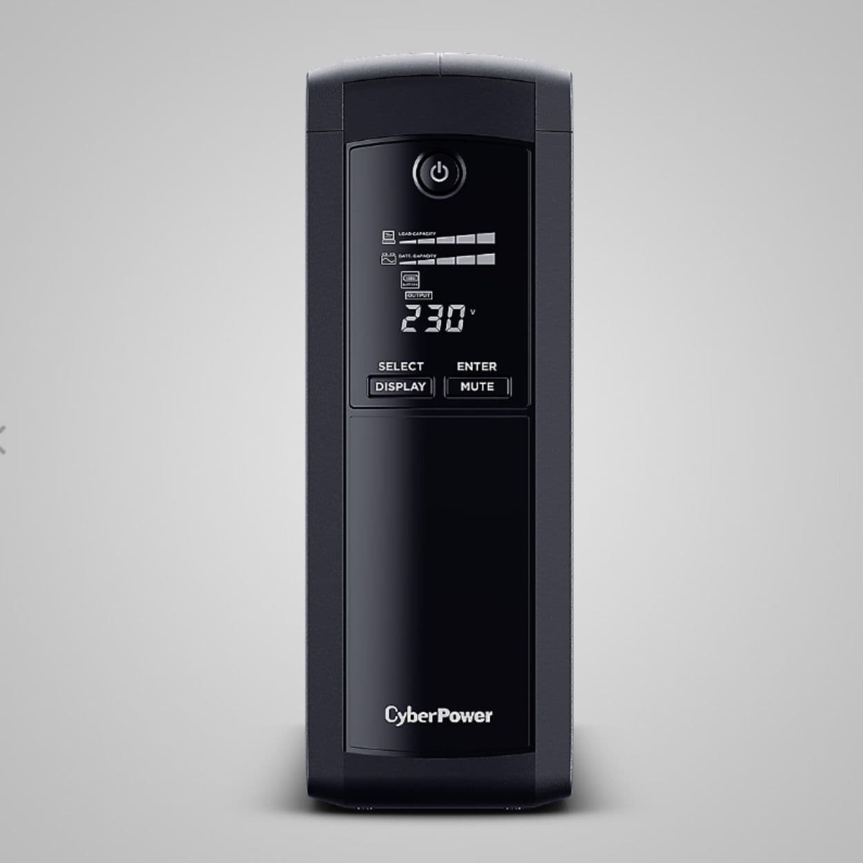 SAI CyberPower VP1600ELCD - 1600VA/960W - Alta Potencia - Line-Interactive - Pantalla LCD - 5 Tomas Schuko