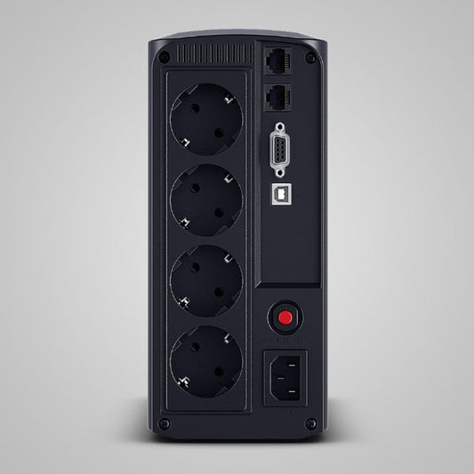 SAI CyberPower VP700ELCD - 700VA/390W - Line-Interactive - Pantalla LCD - 4 Tomas Schuko - Protección PC y Hogar